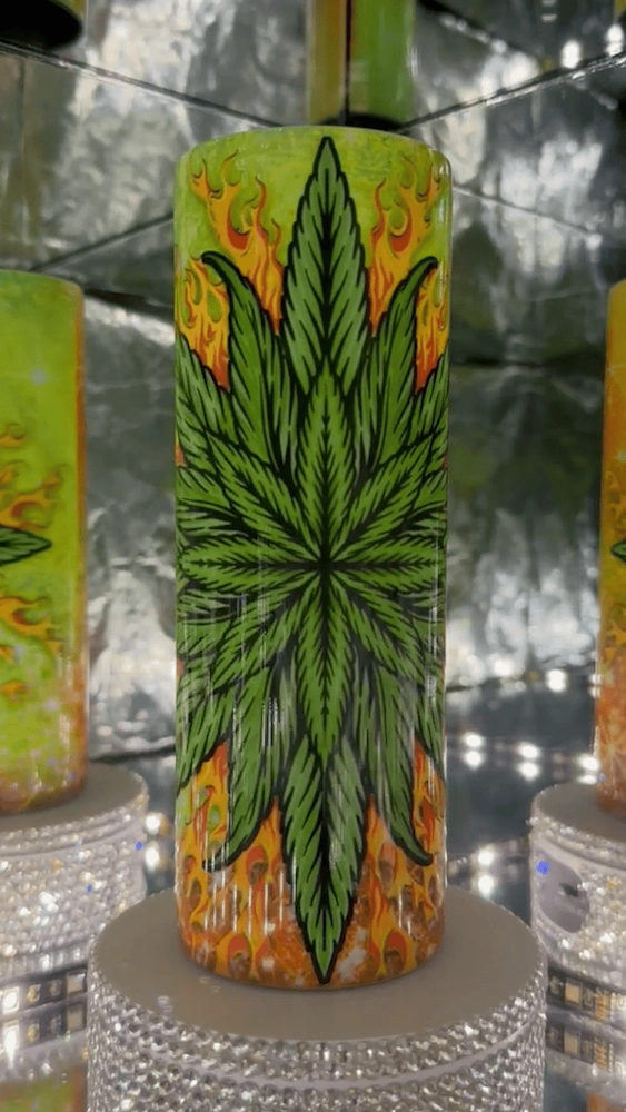 Fire Weed Image Tumbler