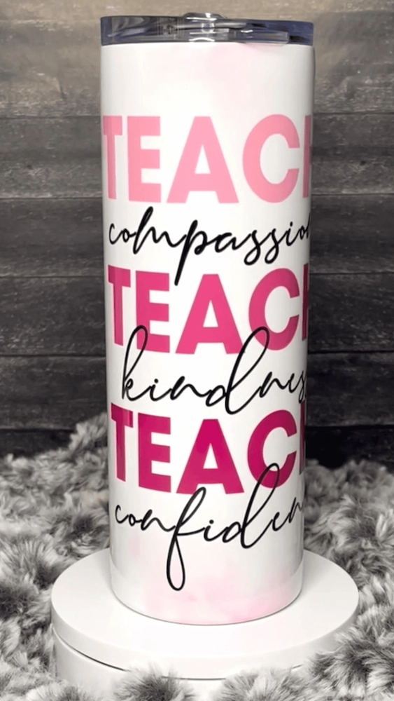 Teacher Quote Tumbler – Taming Tiny Humans