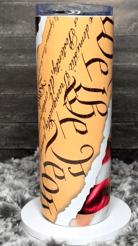 We the People Tumbler – Patriotic Design